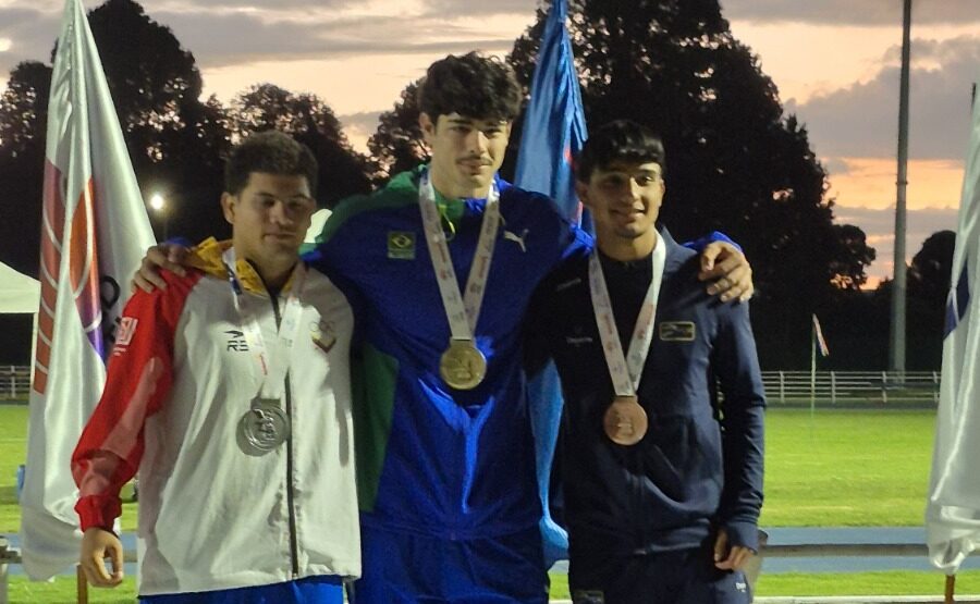 Atleta de São Bernardo conquista ouro no Pan-Americano Sub-20 de Atletismo