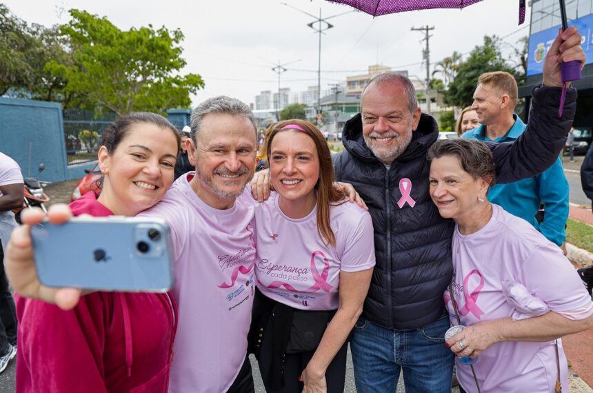 Caminhada Outubro Rosa - Eric Romero / PMSCS