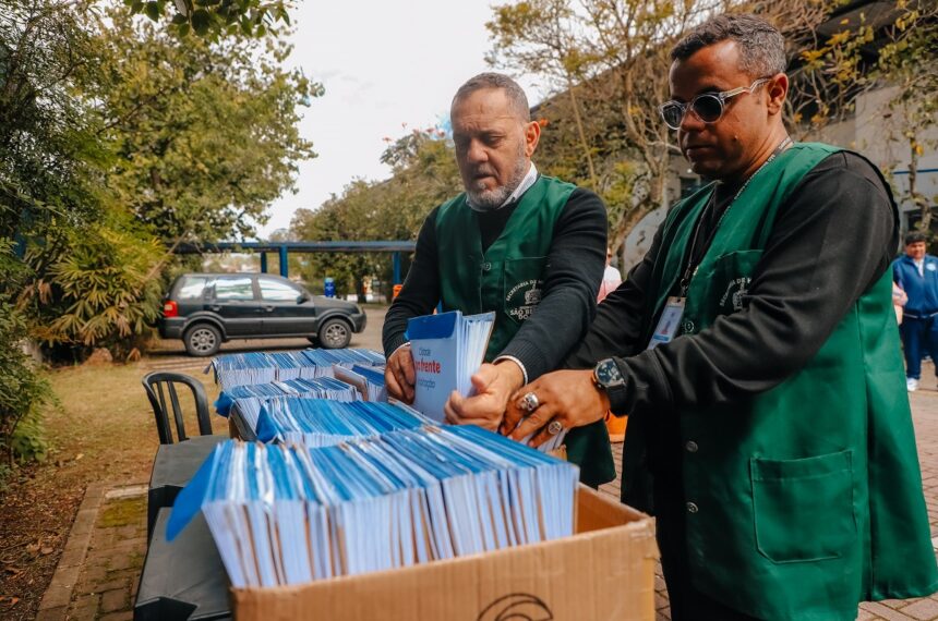 Caravana da Regularização Fundiária no Alvarenga, em São Bernardo - Igor Cotrim/PMSBC