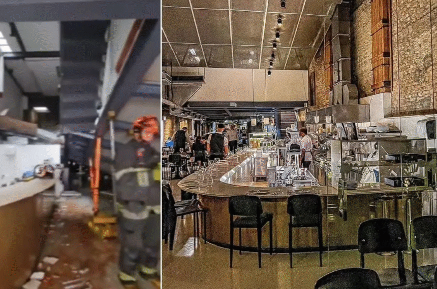 Restaurante Jamile teve parte estrutural desabada na última quarta-feira - Corpo de Bombeiros e Redes Sociais