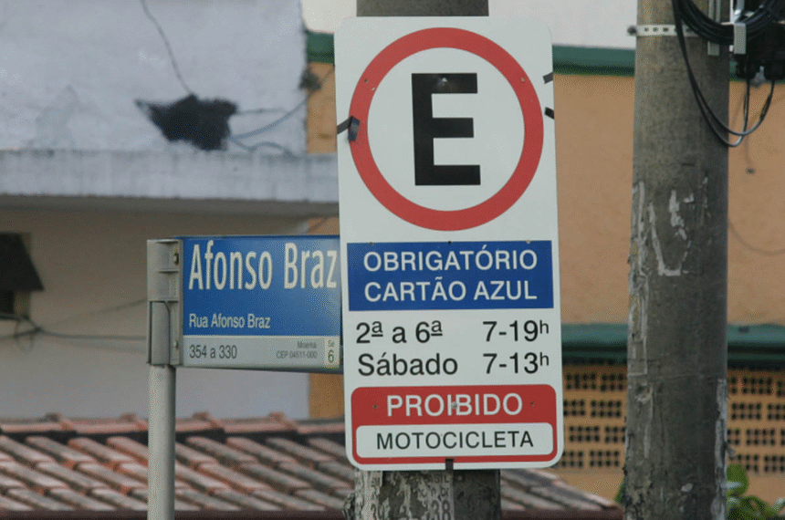 Vereador propõe isenção em estacionamento rotativo próximo à hospitais - Reprodução