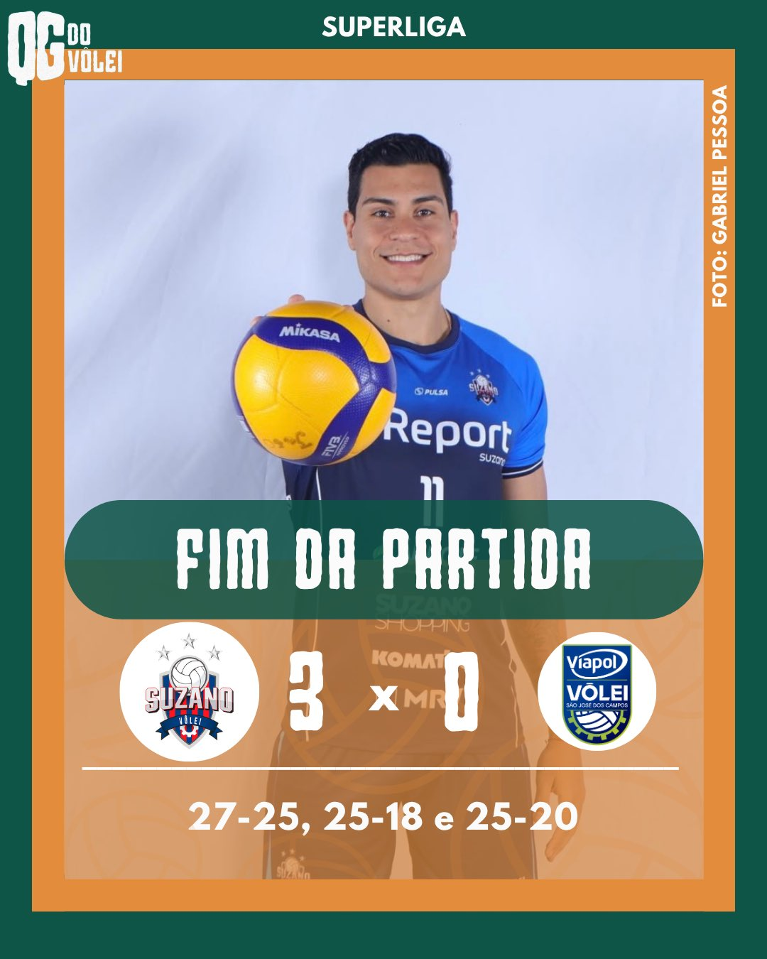 Suzano vence a primeira na Superliga de Vôlei - Divulgação