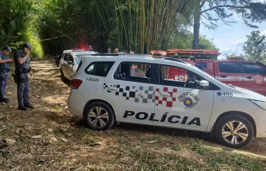 Queda de helicóptero em pesqueiro de São Roque mobiliza Bombeiros