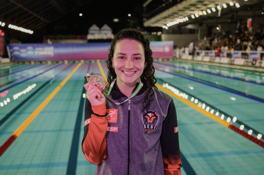 Troféu José Finkel: nadadores do Sesi conquistam 2 ouros e 1 prata