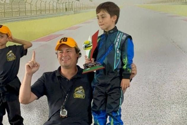 Kart: Benício Moraes, aos 6 anos, conquista  pódios em estreia no Baby
