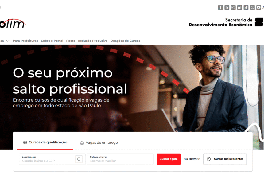 Portal Trampolim oferece 960 vagas em cursos profissionalizantes grátis em SP