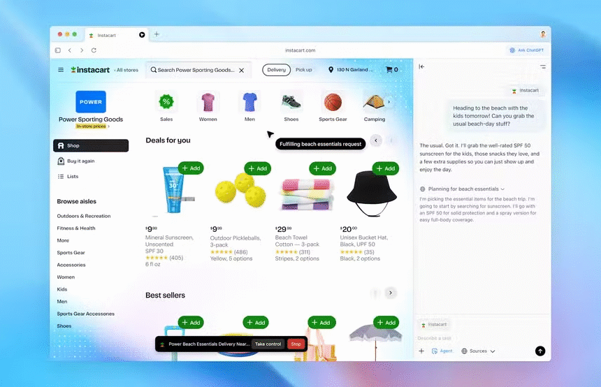 ChatGPT Atlas: O novo navegador com IA da OpenAI