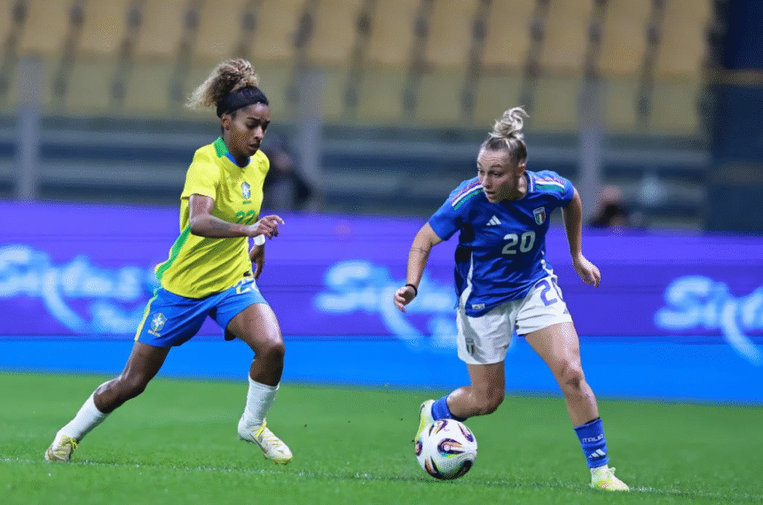 Brasil vence Itália em amistoso internacional