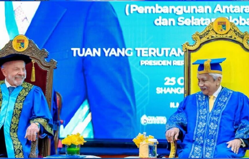 Presidente Luiz Inácio Lula da Silva recebe o título - Doutor Honoris Causa - Ricardo Stuckert/PR