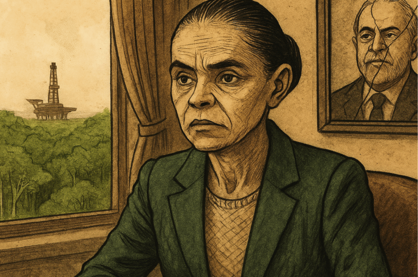 Mapa da costa amazônica com área autorizada para exploração de petróleo pela Petrobras, na véspera da COP30.