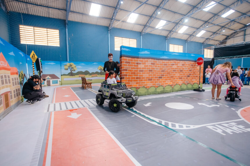 Aula sobre educação no trânsito - Brenner Oliveira/PMSBC