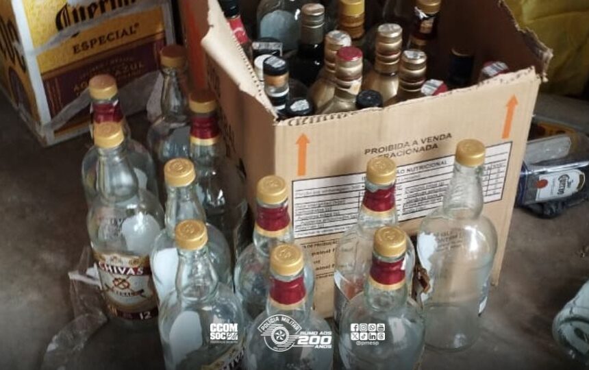 Polícia Militar - Bebidas falsificadas