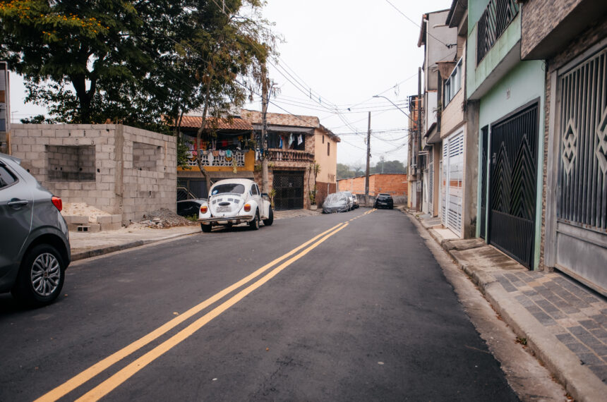Ruas recapeadas no Parque Hawaí em São Bernardo - Brenner Oliveira/PMSBC