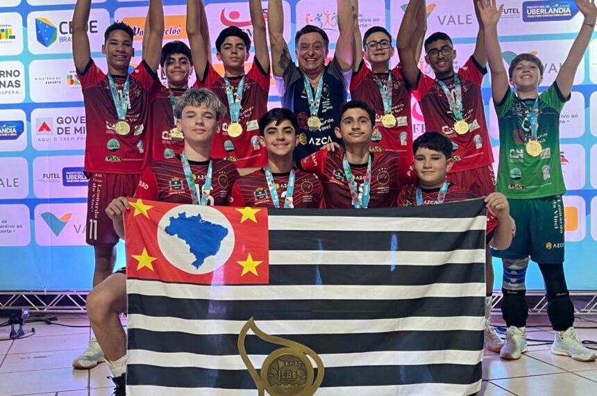 Vôlei Mauá Sub-15 é campeão brasileiro escolar