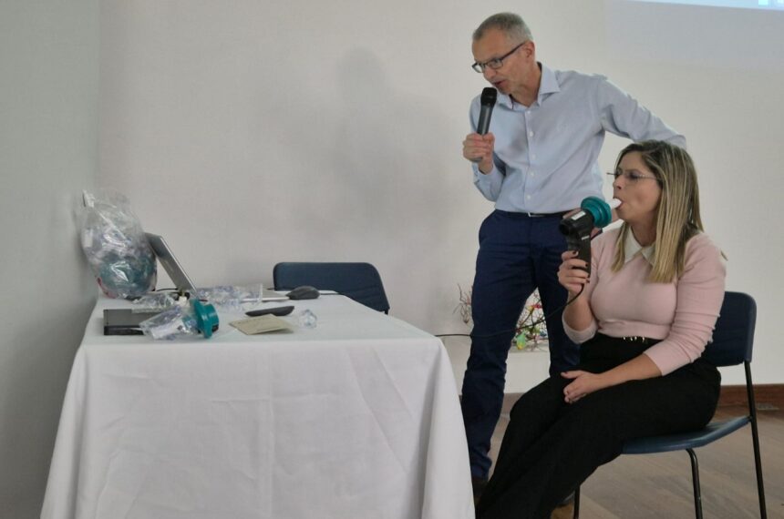 Exame de espirometria - Divulgação/PSA