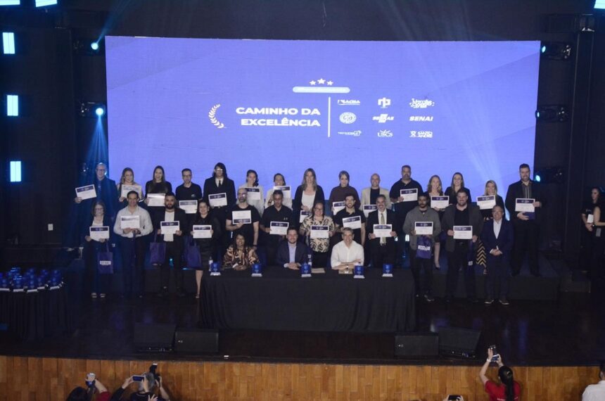 Diversas empresas receberam o Troféu Excelência em Gestão - Eduardo Merlino/PSA