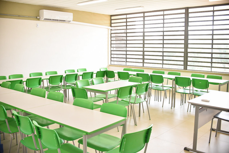 Estrutura da nova Escola Estadual Professor Hemilson Carlos Magrini - Emilianópolis - Caio Gomes/Governo do Estado de SP