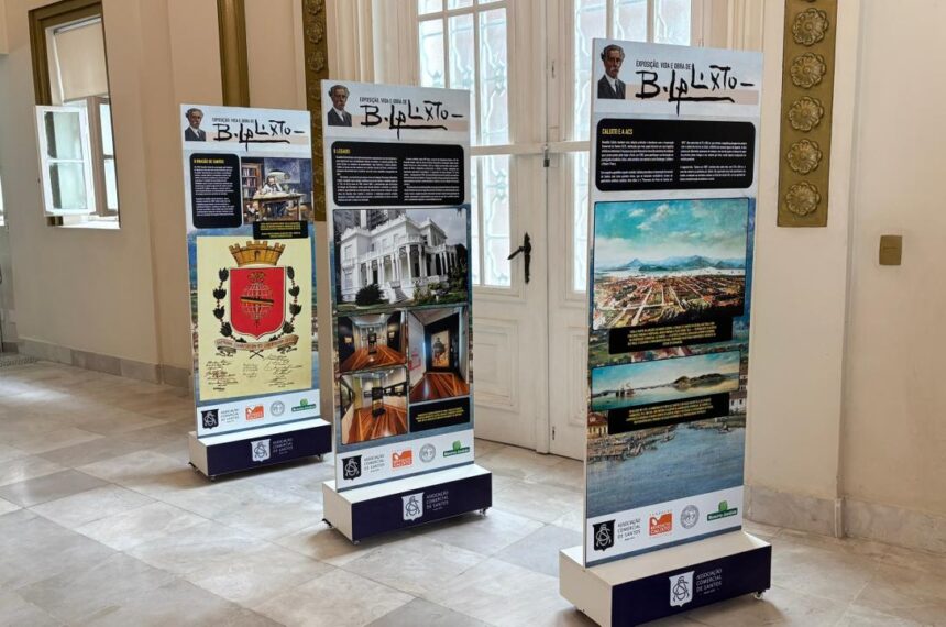 Mostra de Benedicto Calixto apresentados na Associação Comercial de Santos - Divulgação