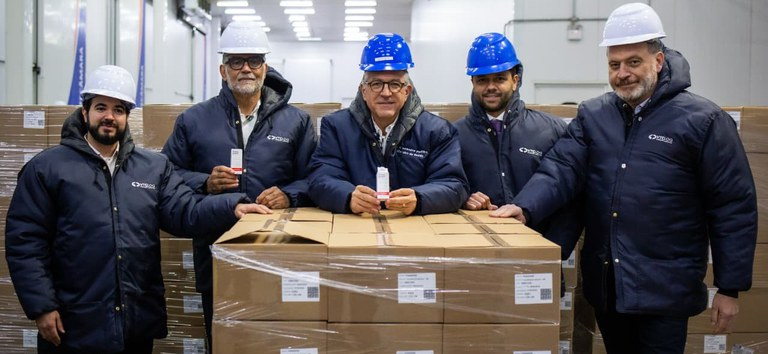 Ministro da Saúde recebe 2,1 milhões de unidades de insulina glargina