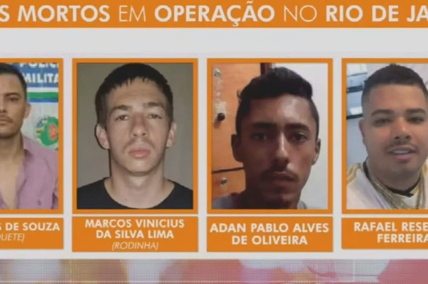 Saiba quem eram os 9 chefes do CV mortos no RJ - Reprodução/X-Twitter