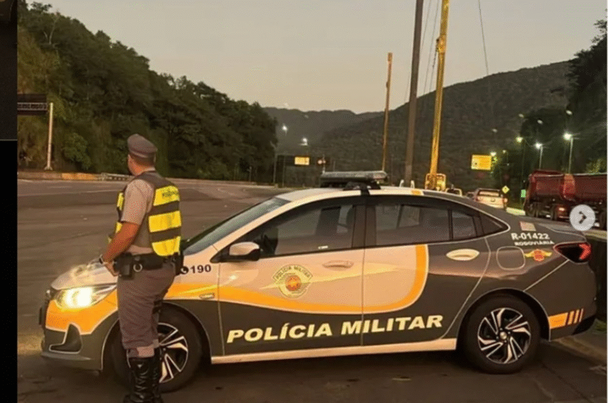 Criança na Rodovia Anchieta mobiliza PMR em São Bernardo
