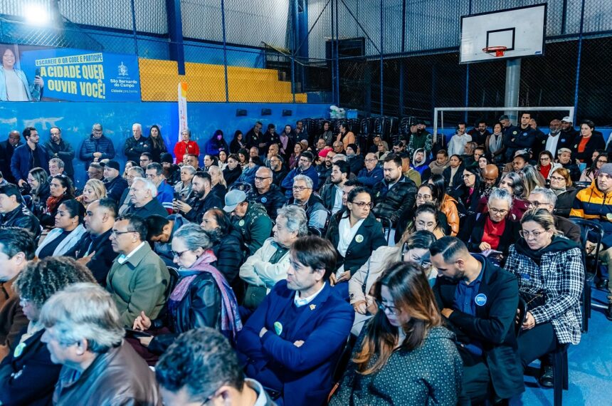 Participação popular na PPA 2026-2029 em São Bernardo - Divulgação/PMSBC