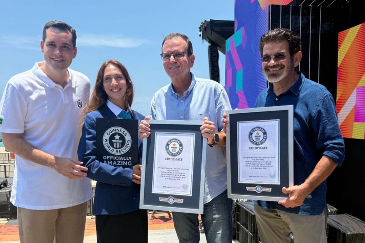 Réveillon do Rio entra para o Guinness como maior do mundo