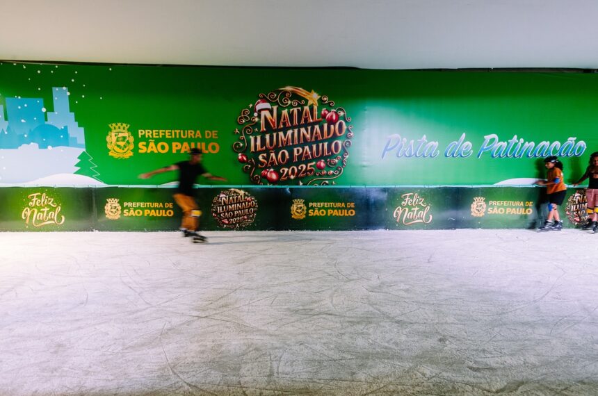 Pista de patinação no gelo