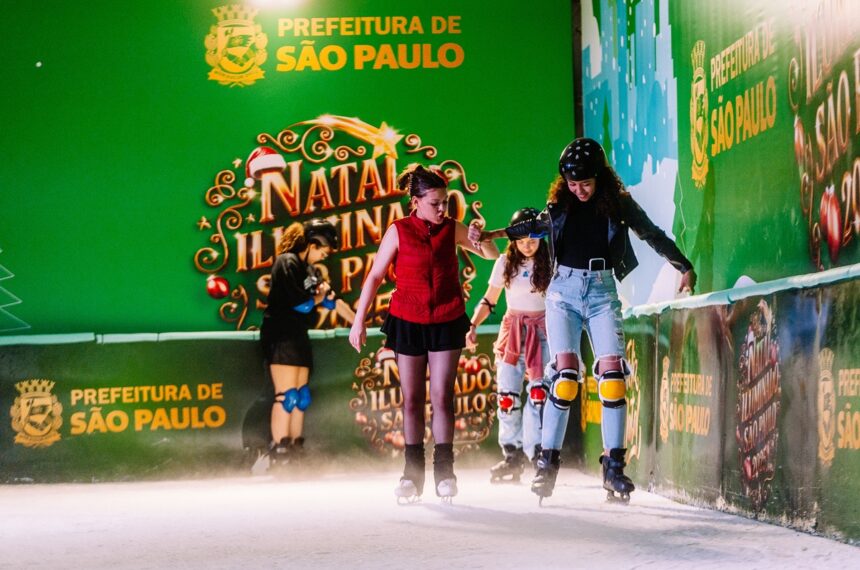 Pista de patinação no gelo