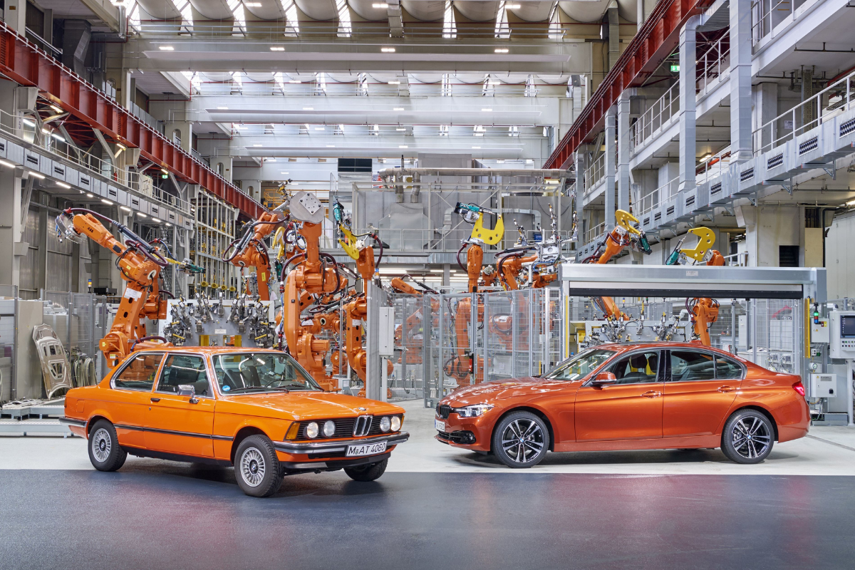 BMW Série 3 completa 50 anos moldando fábricas pelo mundo