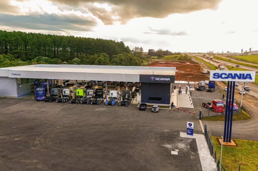Casa Cotrasa, concessionária Scania de Guarapuava (PR)  - Transporte