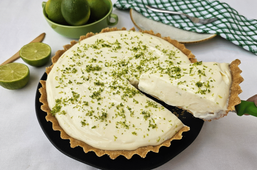 Torta de limão refrescante - Reprodução