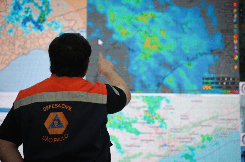 Defesa Civil - Alerta de chuvas em SP