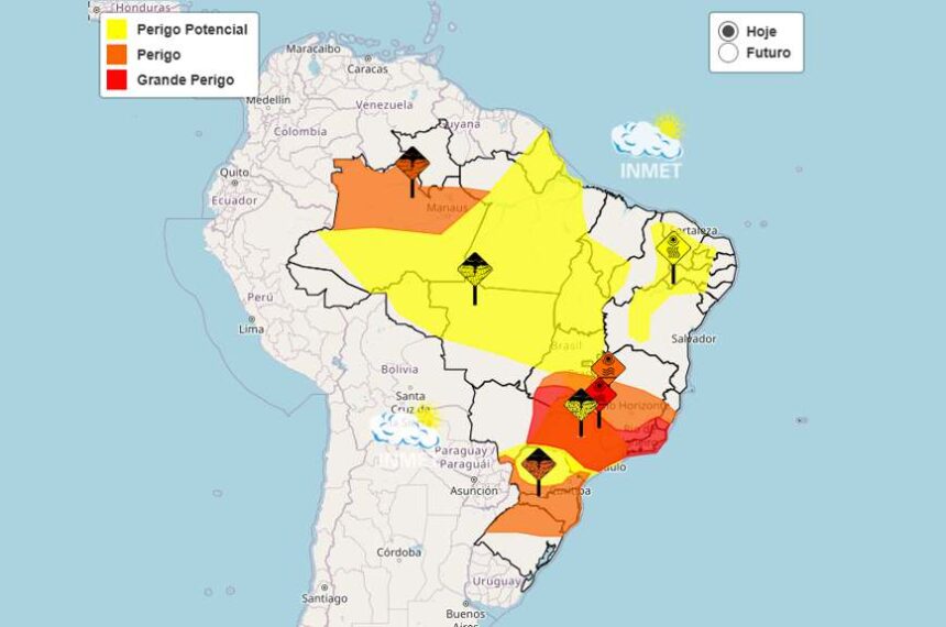 Alerta vermelho de calor extremo 