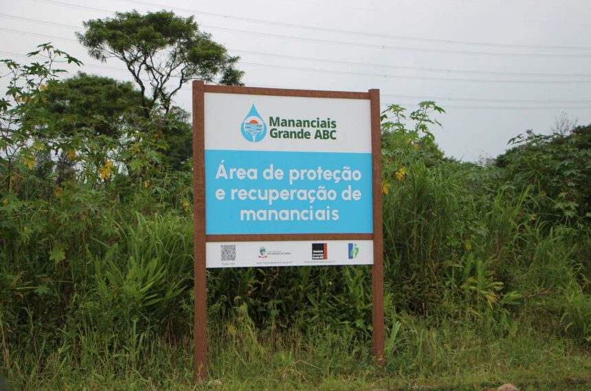 Sinalização- proteção dos mananciais