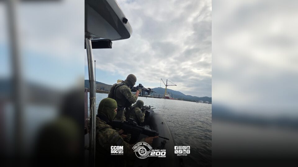 PM intensifica operações em Santos e São Vicente durante o verão