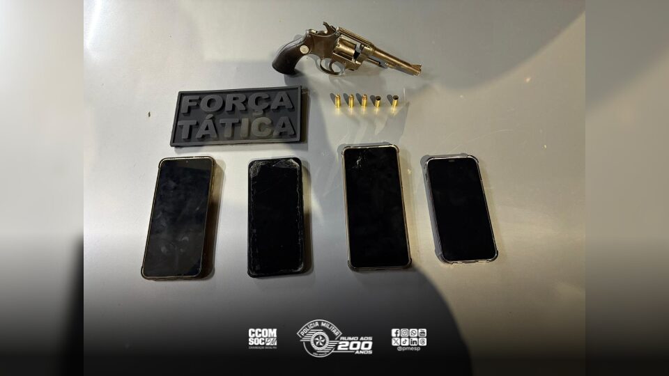 Polícia Militar prende quadrilha de latrocínio em São Vicente