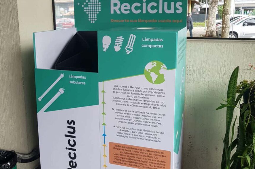 reciclagem de lâmpadas