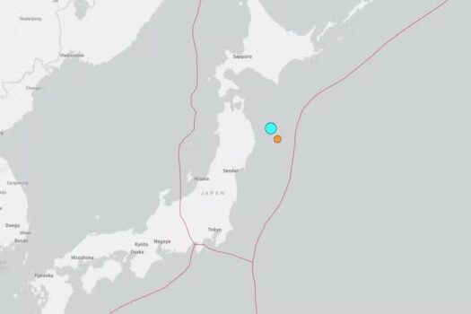Forte terremoto de magnitude 6 atinge a costa leste do Japão