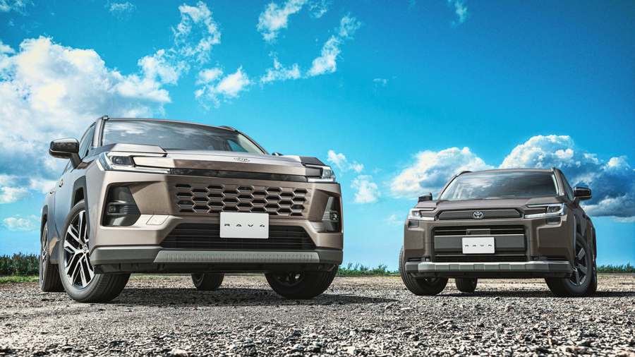 a Com - RAV4 Toyota do geração Nova 新型RAV4 cara tempo seu de ミニカー