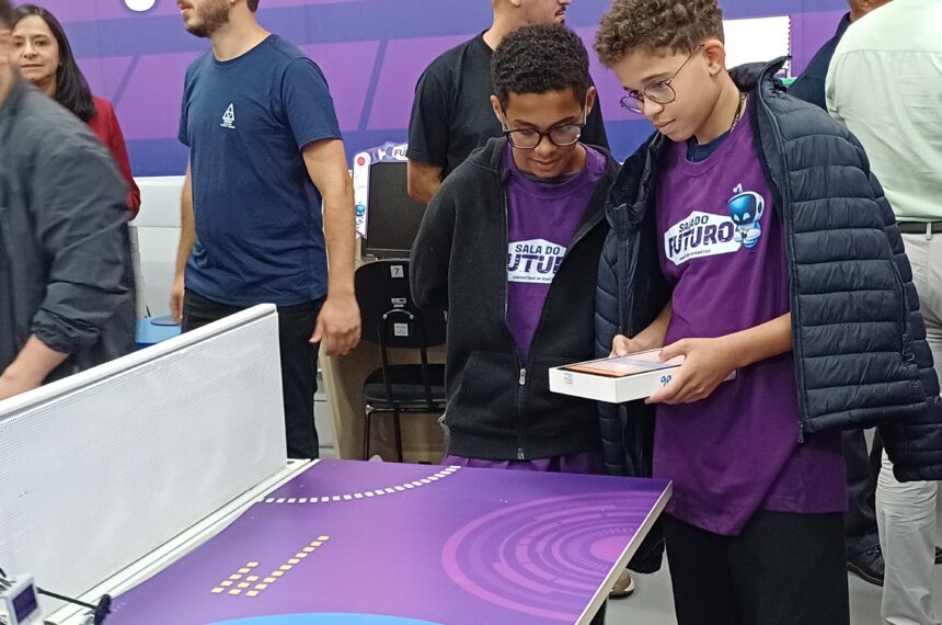 Sala do futuro robótica Mauá 