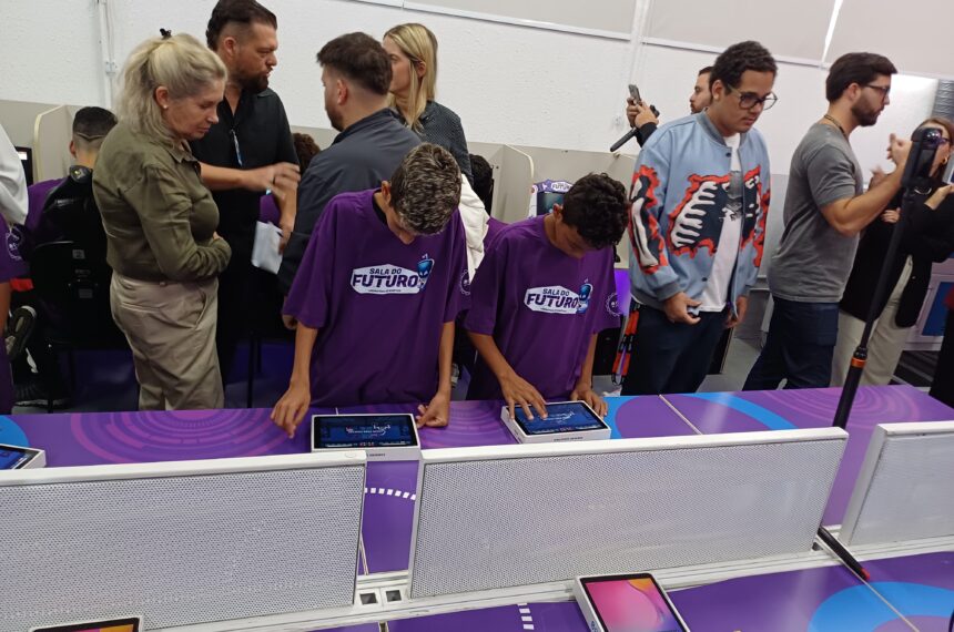 Sala do futuro robótica Mauá 