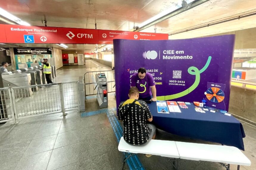 Seis estações do CPTM recebem ações do CIEE
