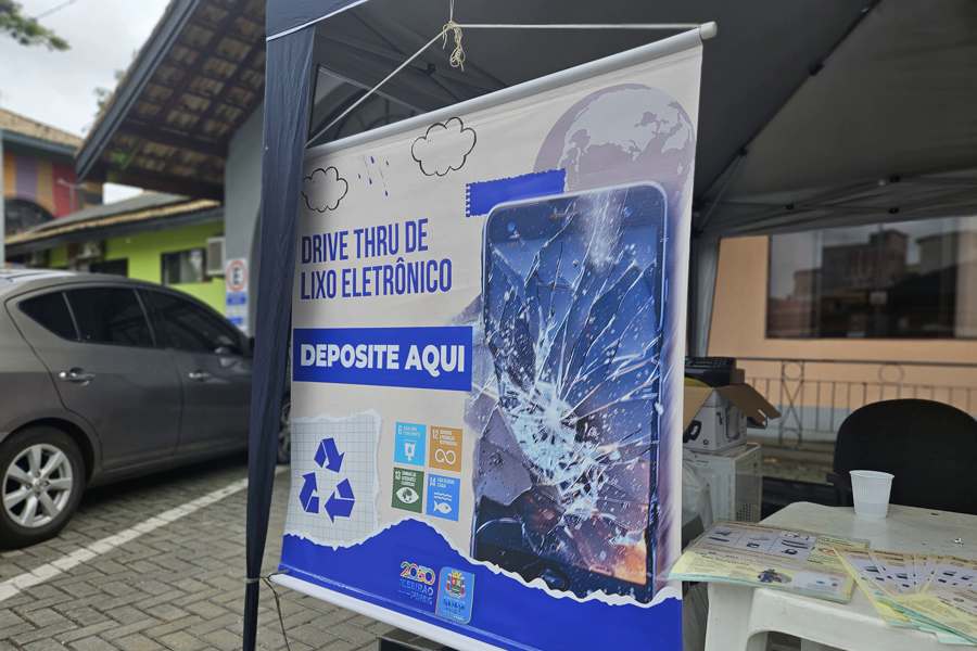 Drive-Thru do Lixo Eletrônico acontece nesta quarta-feira em Ribeirão Pires