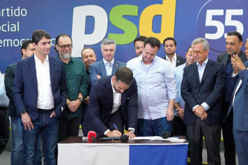 Gilberto Kassab, presidente do PSD - Eduardo Leite