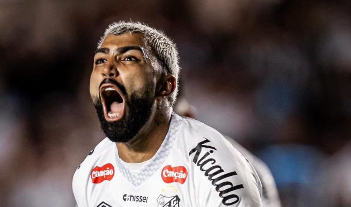 Gabigol ainda não marcou fora da Vila Belmiro em 2026