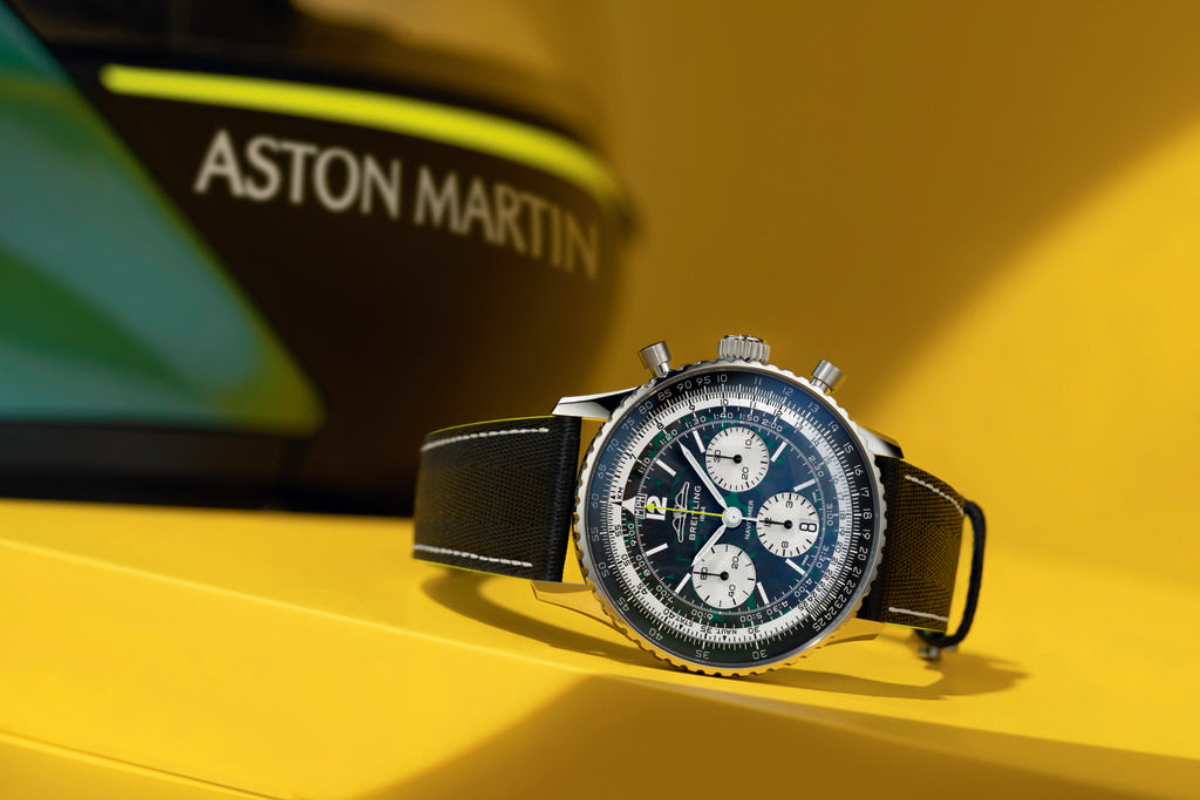 Aston Martin e Breitling lançam cronógrafo exclusivo em SP