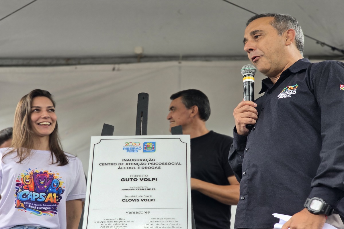 Ribeirão Pires inaugura nova sede do CAPS Álcool e Drogas