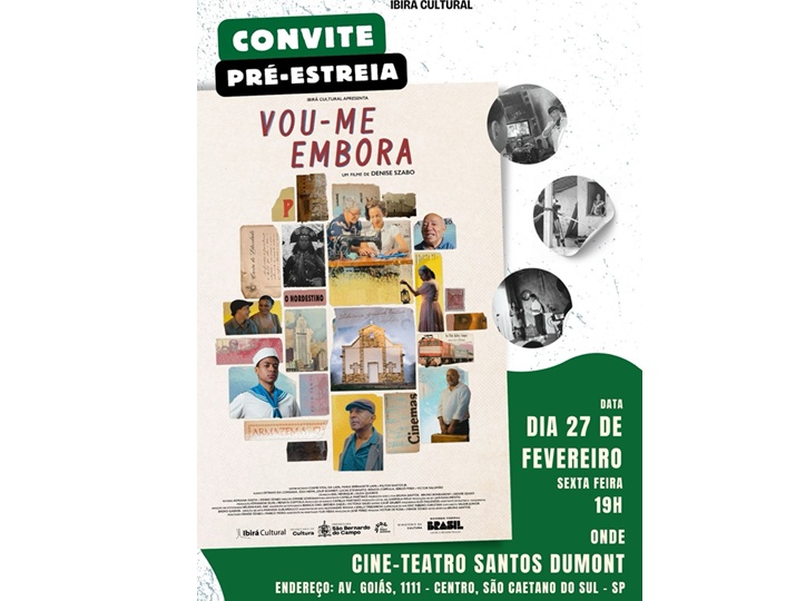 CineTeatro Santos Dumont - Vou-me Embora - São Caetano