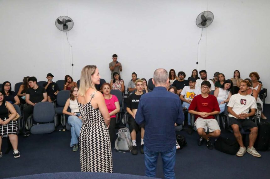 Alunos selecionados para curso de audiovisual